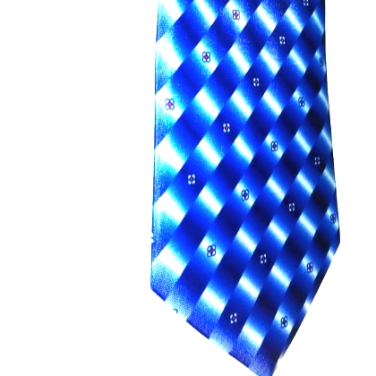 Blue Pattern Tie
